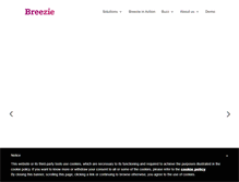 Tablet Screenshot of breezie.com